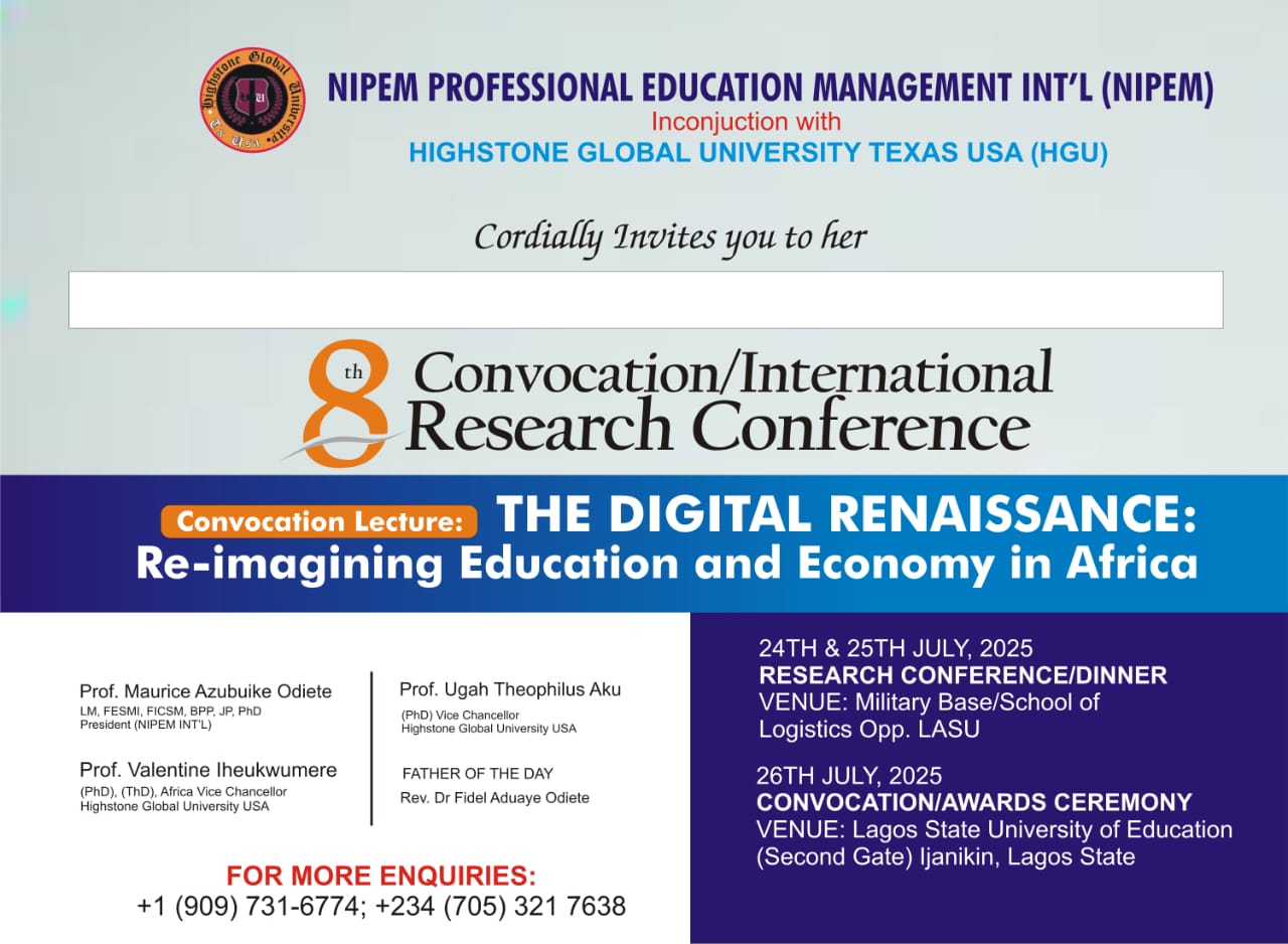 Reimagining Africa’s Future: HGU’s 8th Convocation & Research Conference 2025